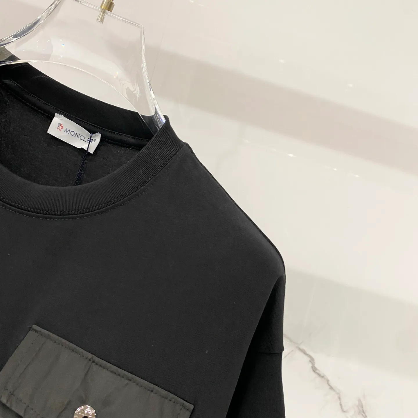 MONCLER/ - 260 T 🪡 LOGO Quality 100 ％ Versatile Size:XS-L :Black.